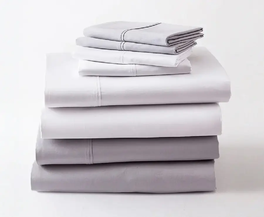 Alt View 16. Ghostbed - Sheets - Twin XL - Grey.