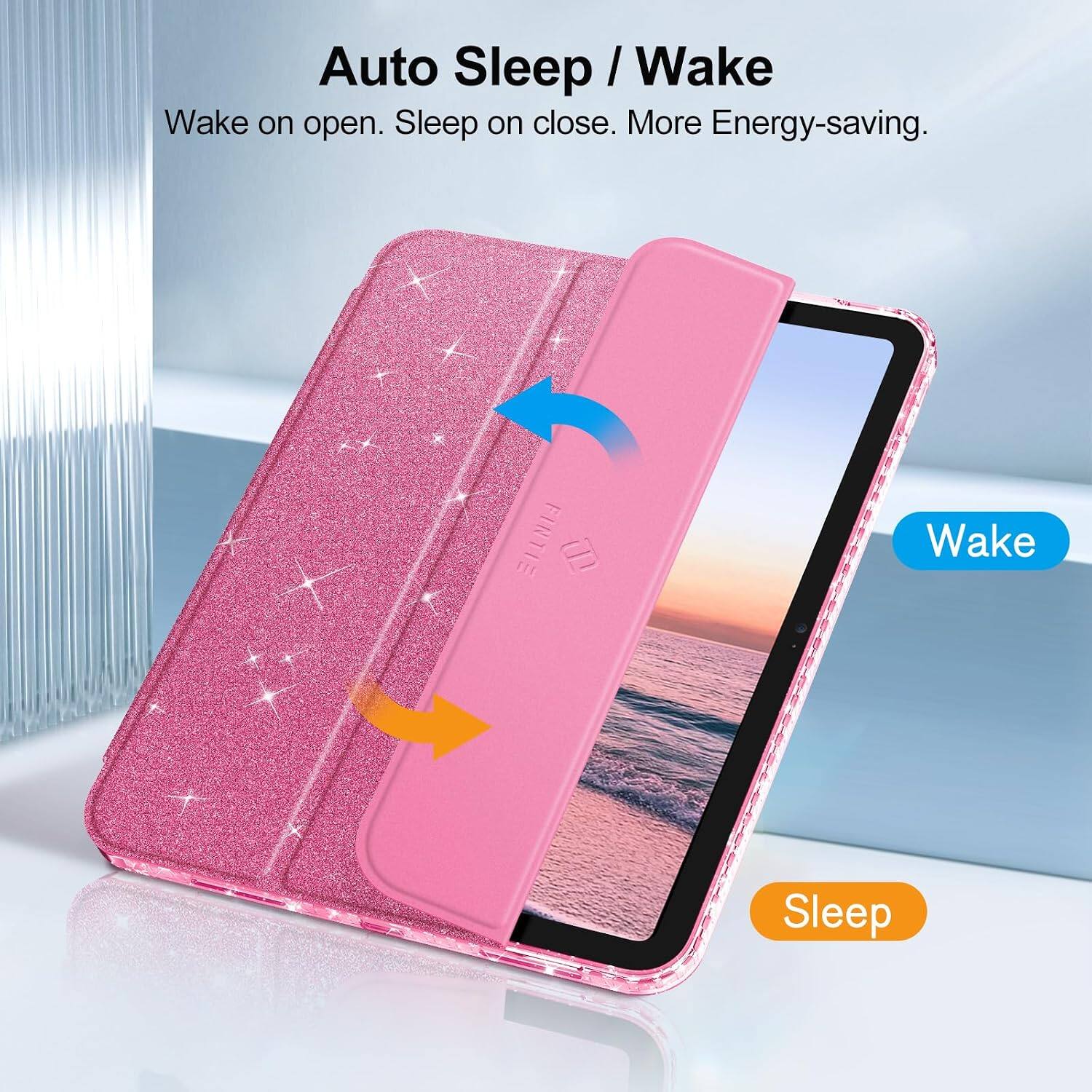 Auto Sleep / Wake  
Wake on open. Sleep on close. More Energy-saving.