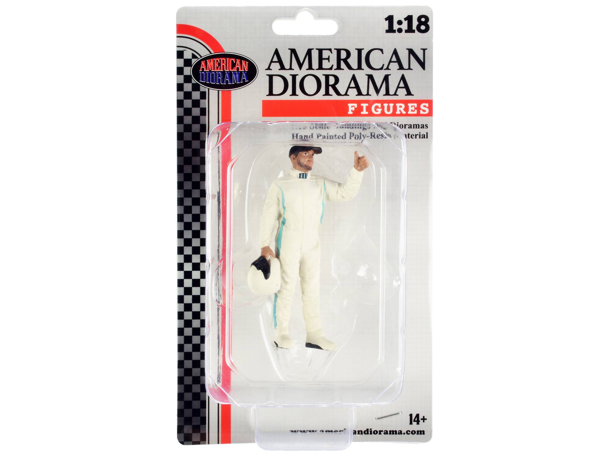 1:18 AMERICAN DIORAMA FIGURES  
Hand Painted Poly-Resin  
14+  
indioramas.com