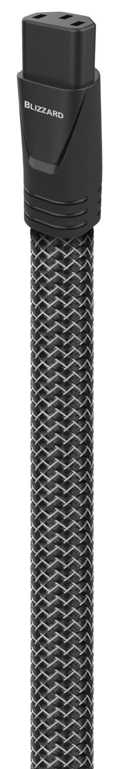 Alt View 12. AudioQuest - Blizzard 6.6' Power Cable with C19 to 3-Prong Wall Plug Connectors - Black.