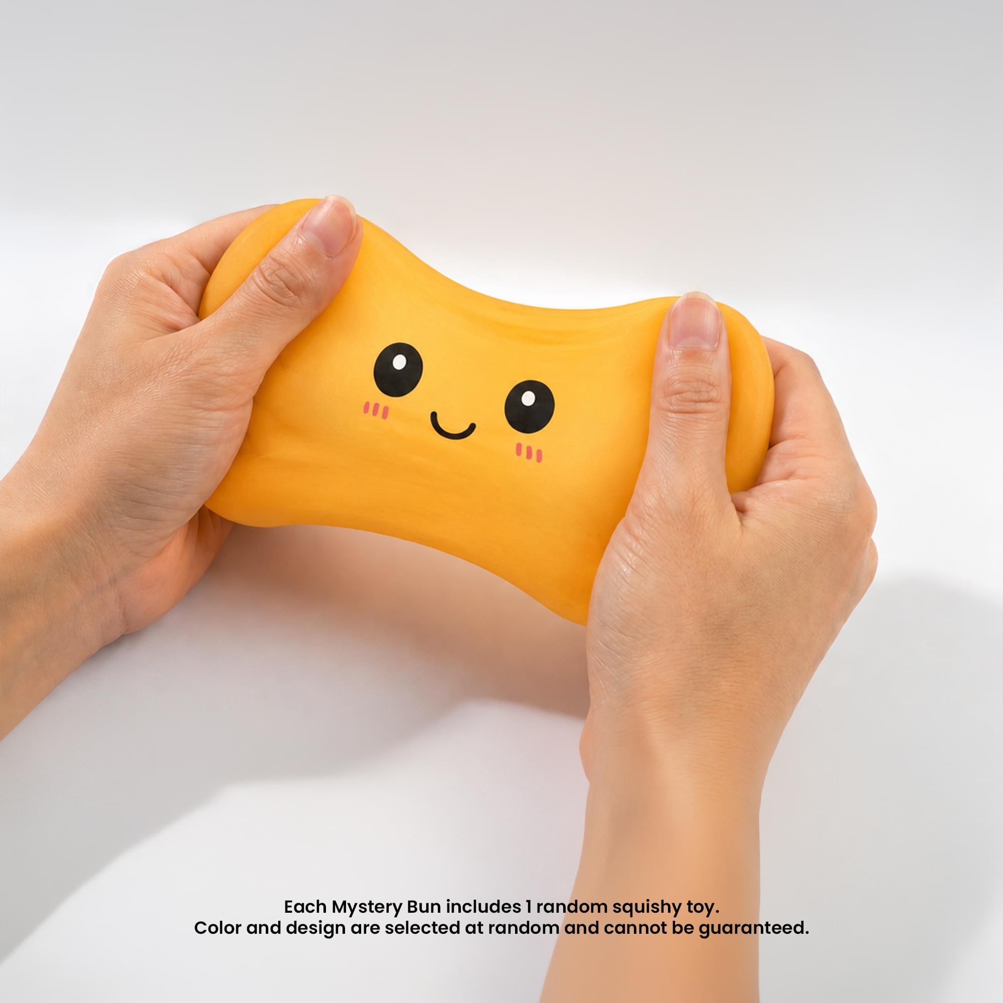 Each Mystery Bun includes 1 random squishy toy. Color and design are selected at random and cannot be guaranteed.