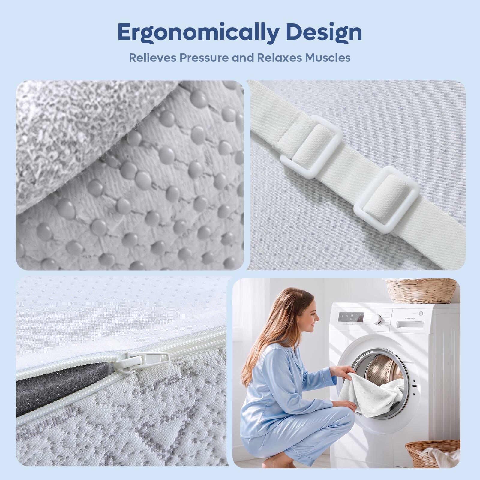 Ergonomically Designed | Relieves Pressure and Relaxes Muscles