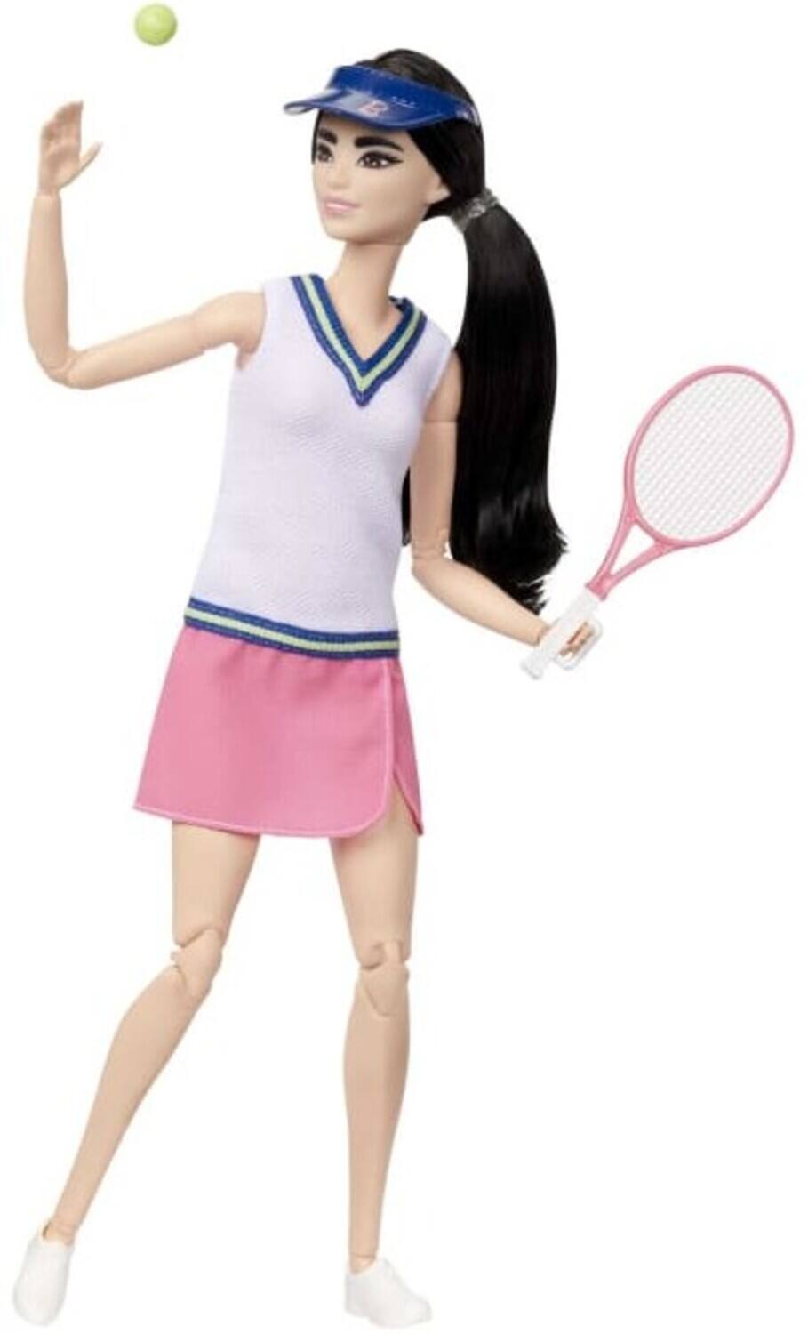 Alt View 2. Mattel - Barbie Careers Made to Move Tennis Player Doll with Racket and Ball   - COLLECTIBLES - Multicolor.