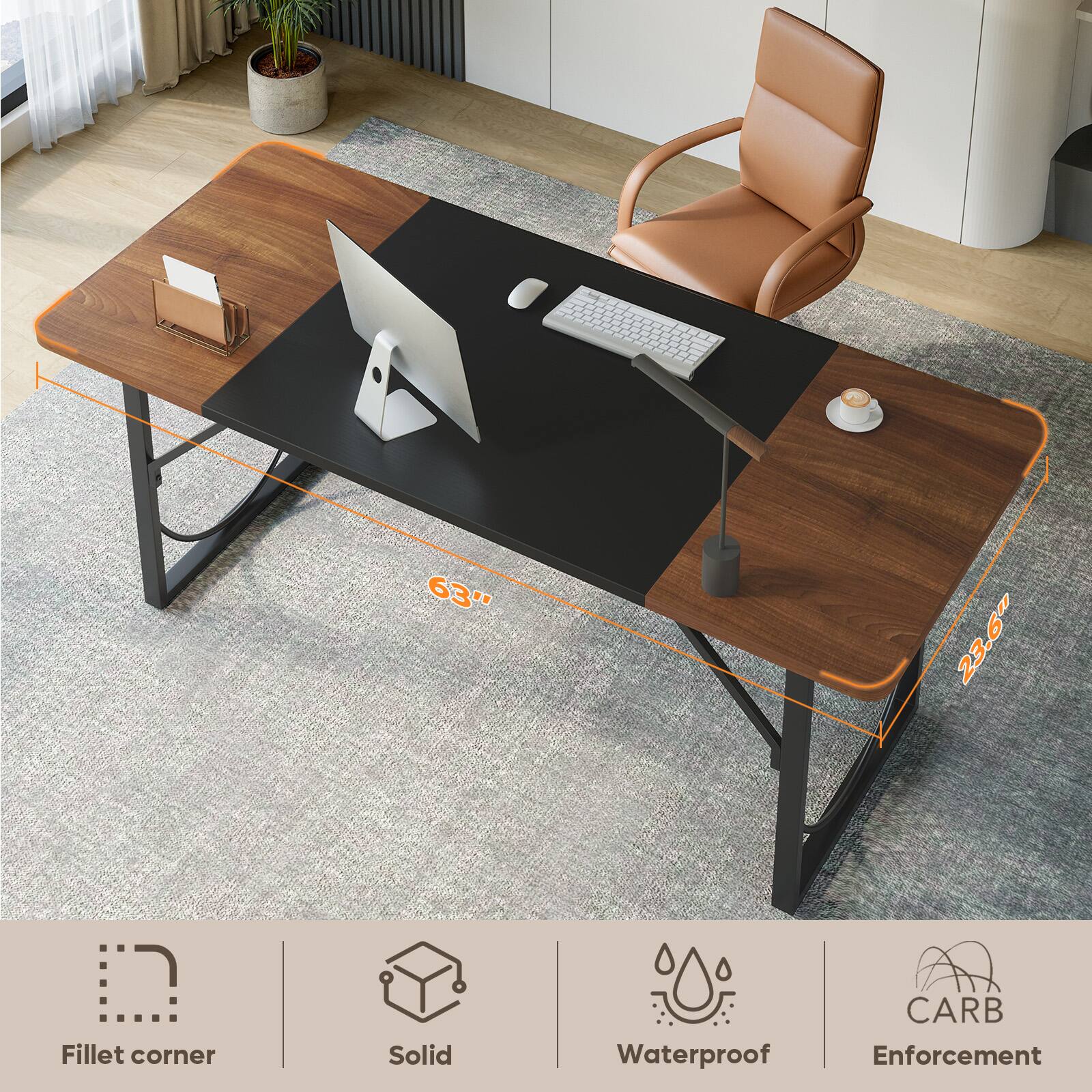 63" 23.6" Fillet corner Solid Waterproof Enforcement