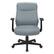 Front. Office Star Products - Mid Back Managers Office Chair - Charcoal Grey.