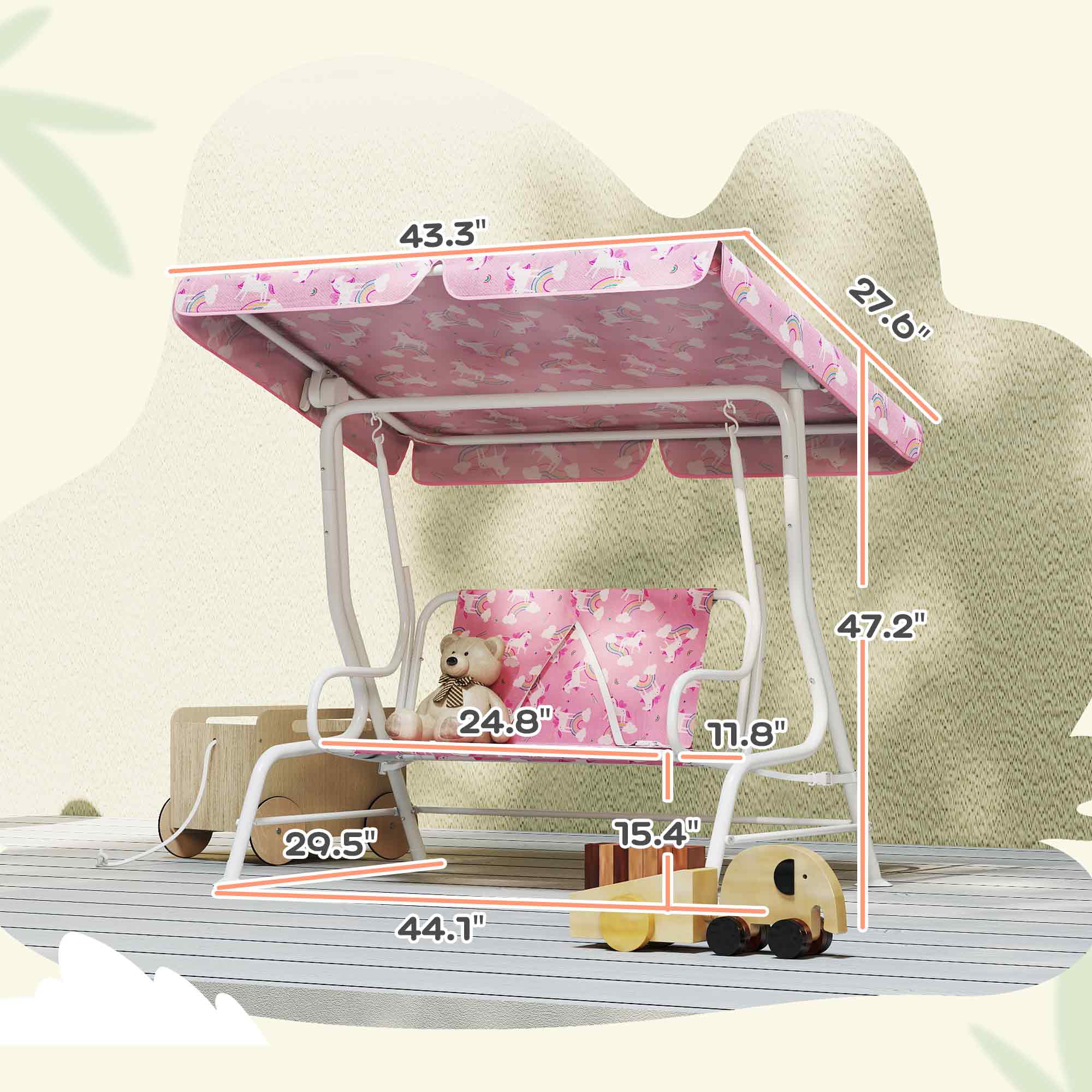 43.3" 27.6" 47.2" 24.8" 11.8" 29.5" 15.4" 44.1"