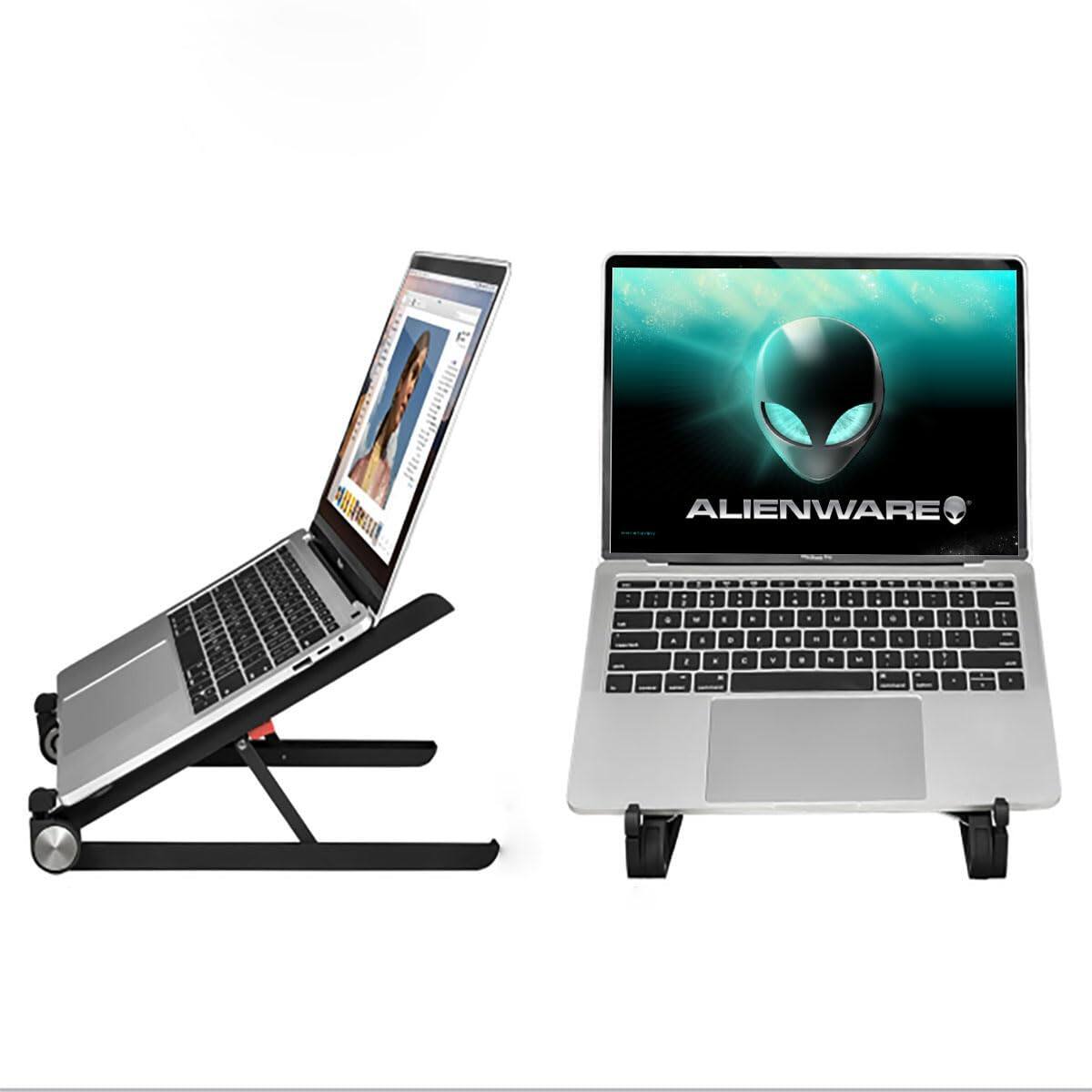 Angle. HongFei - Portable Laptop Stand for Dell Alienware m17 m16 m15 m18 x17 x16 x15 x14 Area-51m 16 Aurora 14 15 16 17 inch - black.