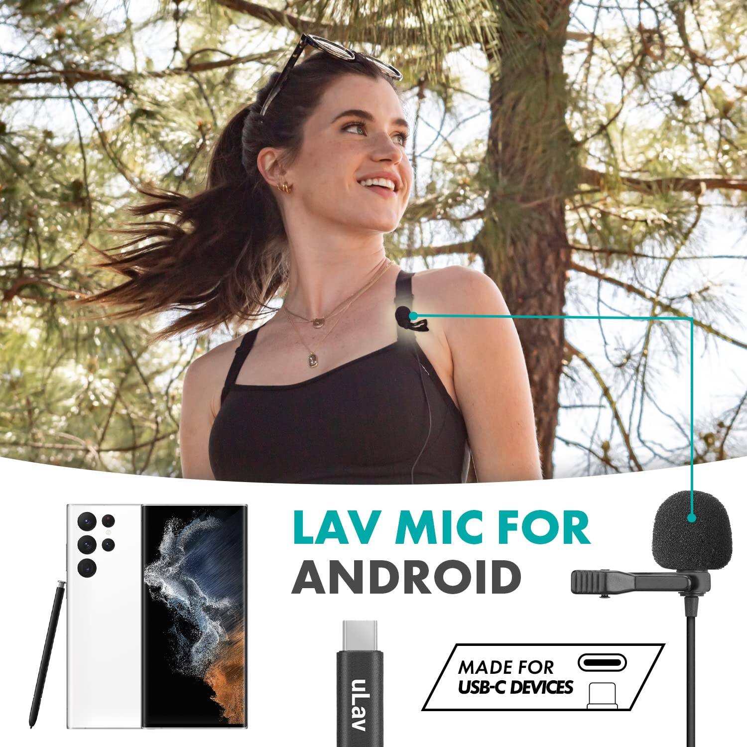 LAV MIC FOR ANDROID  
MADE FOR USB-C DEVICES