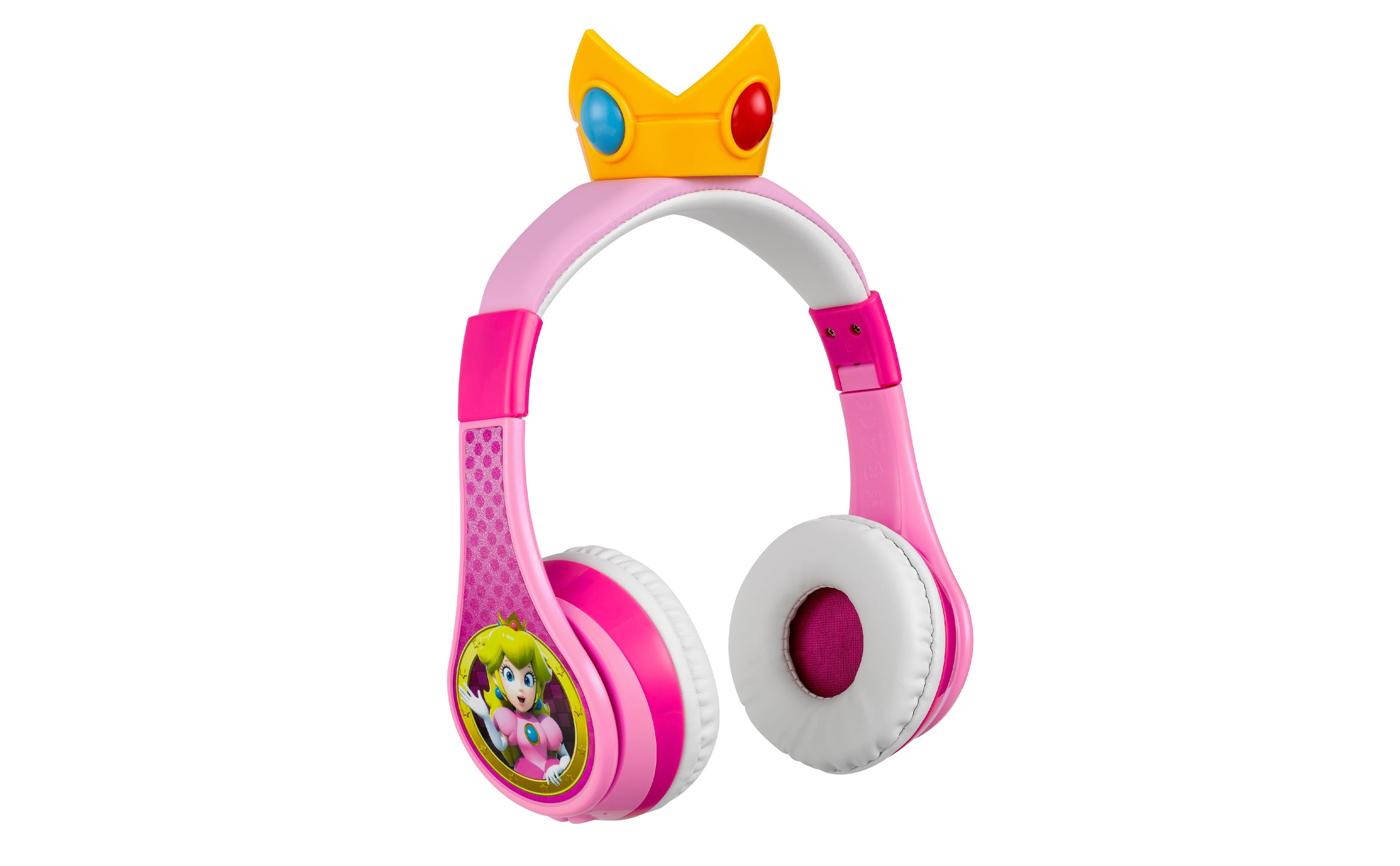 eKids - Princess Peach Bluetooth Headphones for Kids