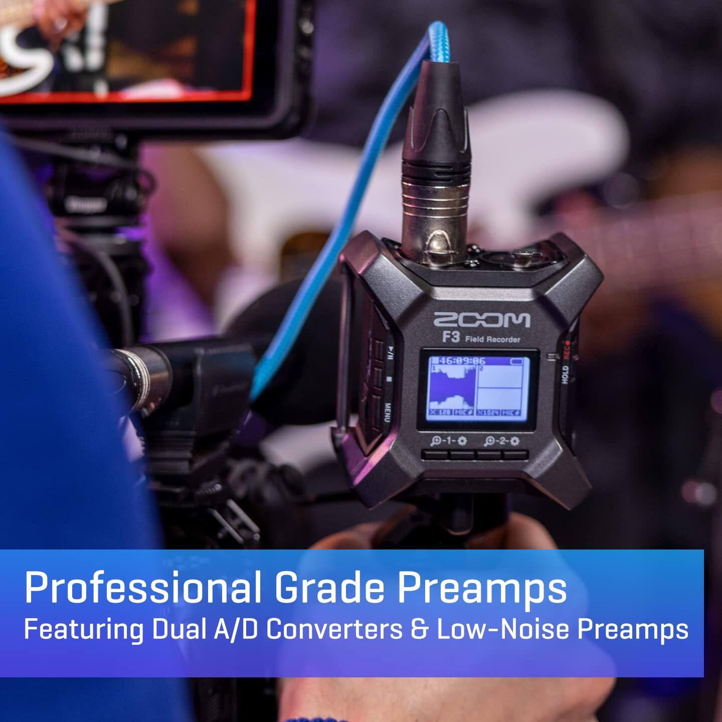 Professional Grade Preamps  
Featuring Dual A/D Converters & Low-Noise Preamps