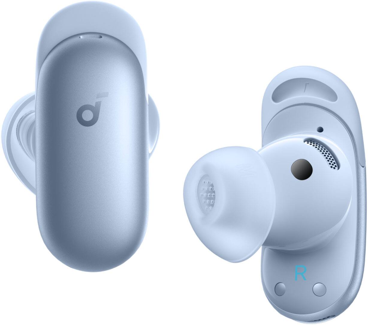 Alt View 4. Anker - Anker - Soundcore Liberty 5 Pro Noise Cancelling Earbuds - Blue with Guinness World Records-Certified Call Quality - Blue.