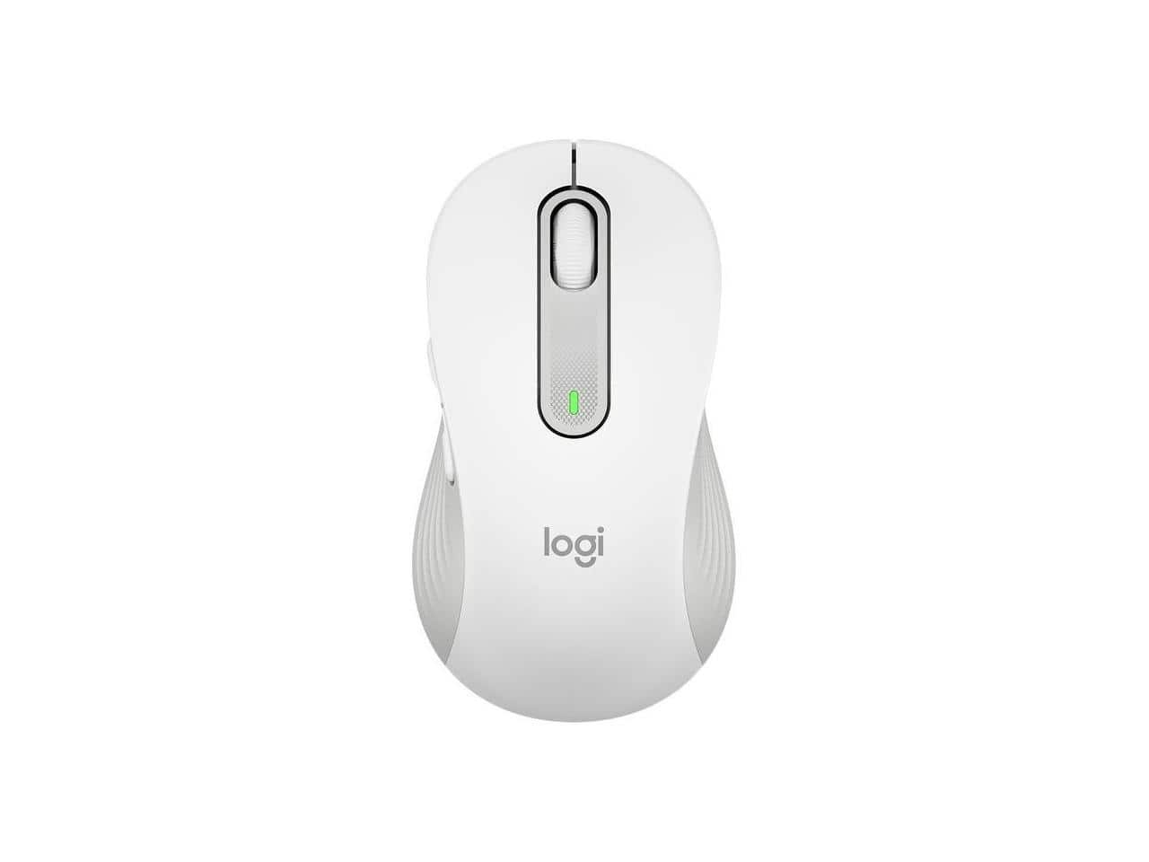 Logitech - M650 Mouse - Optical, Wireless, Bluetooth, 2000 dpi, 5 Buttons, Right-handed - Wireless - Raw White