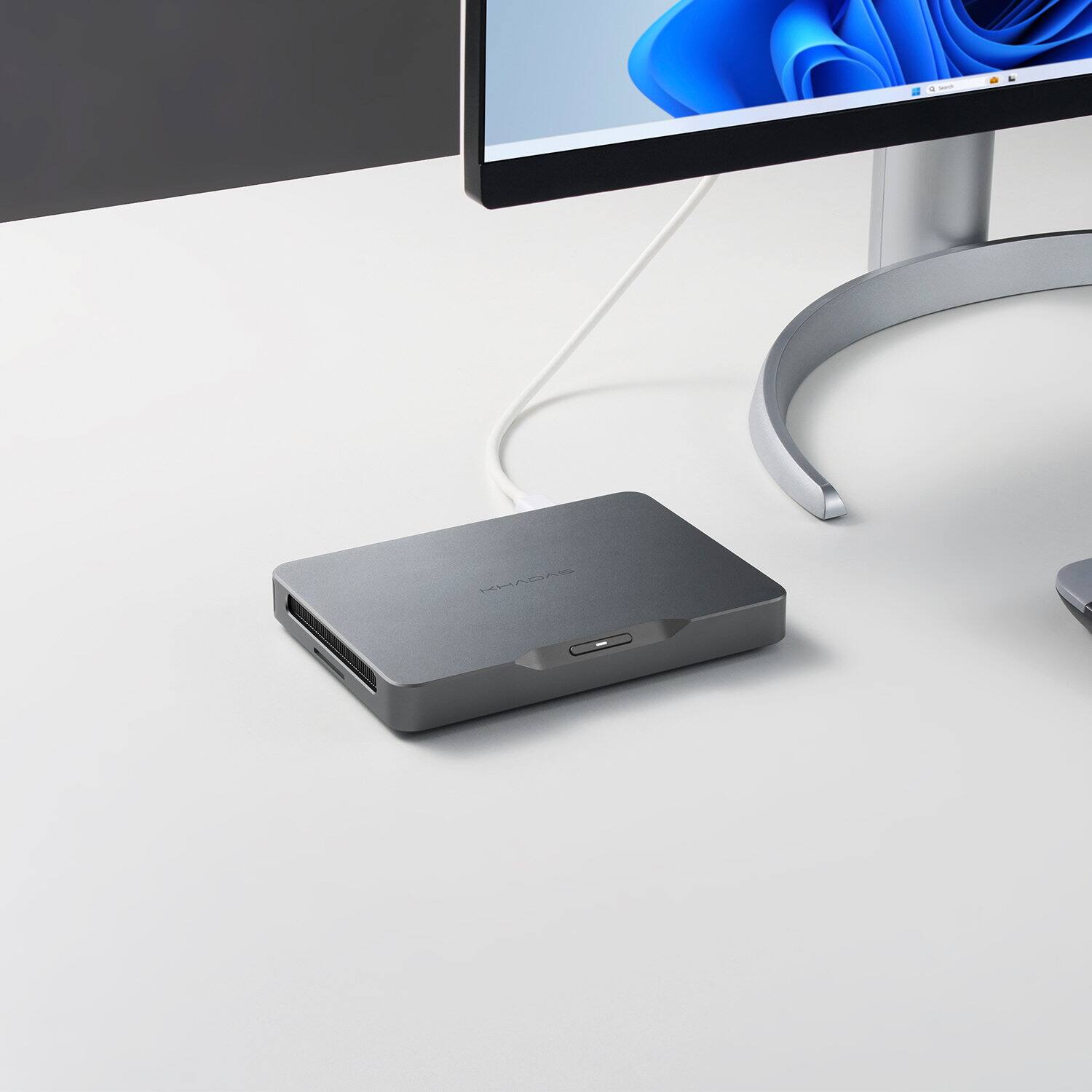 Alt View 10. KHADAS - Mind 2 Mini PC - Intel Core Ultra 7 155H, 32GB Memory, 1TB SSD Storage, Windows 11 Home - Lava Gray.