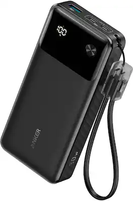 Anker - Power Bank (20,000mAh, 30W) - Black