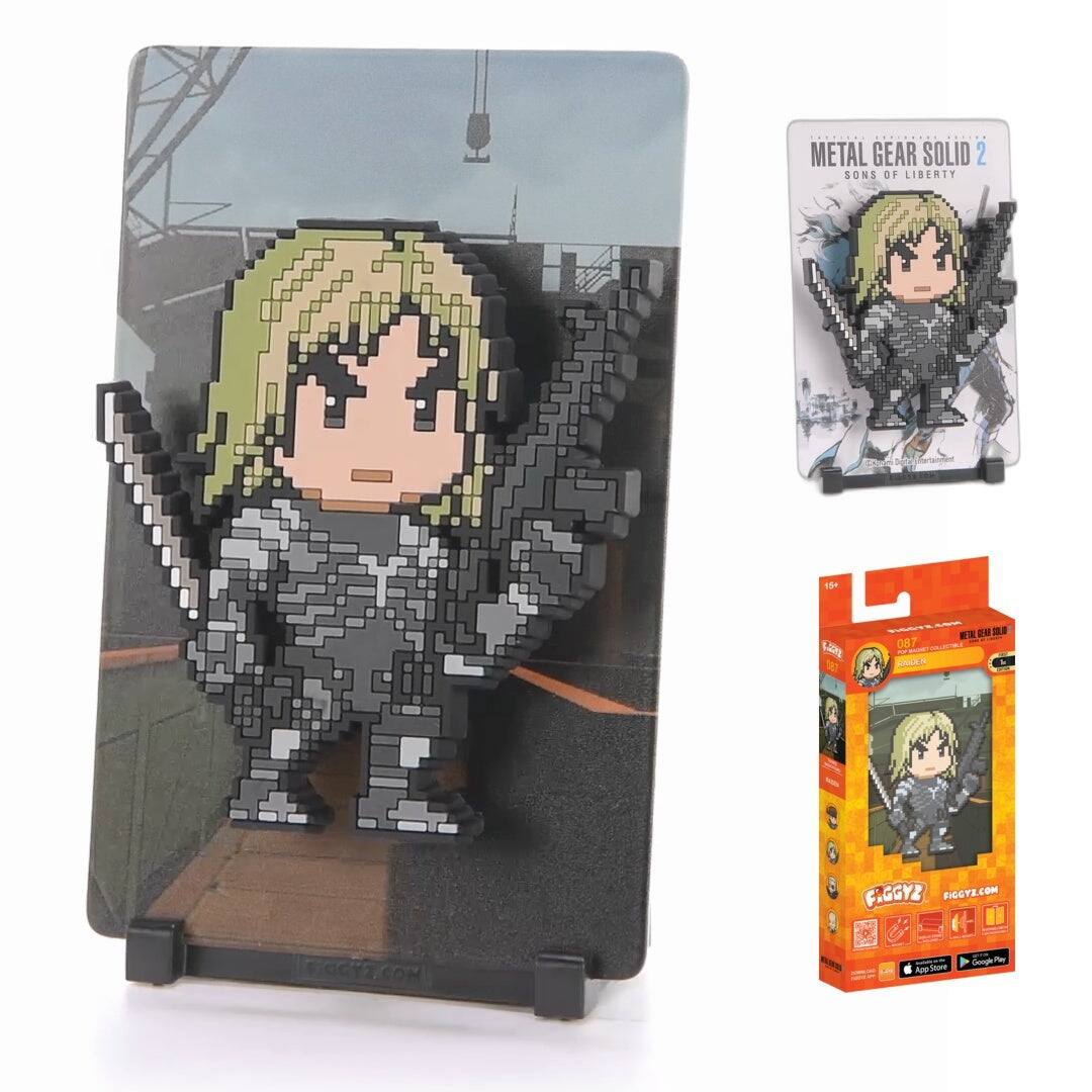 METAL GEAR SOLID 2 SONS OF LIBERTY  
15 L 087  
mucits O FE 2 - C  
FIGGYZ.COM  
Ape Store Conglomerate  

METAL GEAR SOLID 2  
SONS OF LIBERTY  

FIGGYZ.COM  
Apple Store  
Google Play