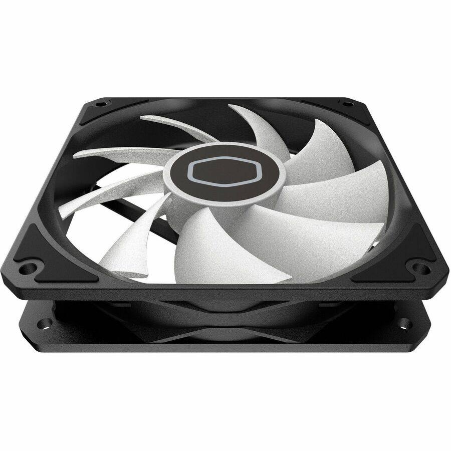 Alt View 2. Cooler Master - Cooler Master MF120 Lite Cooling Fan - 70.50 CFM Maximum Airflow - 1750 rpm - Liquid Cooler Cooler - Black - Black.