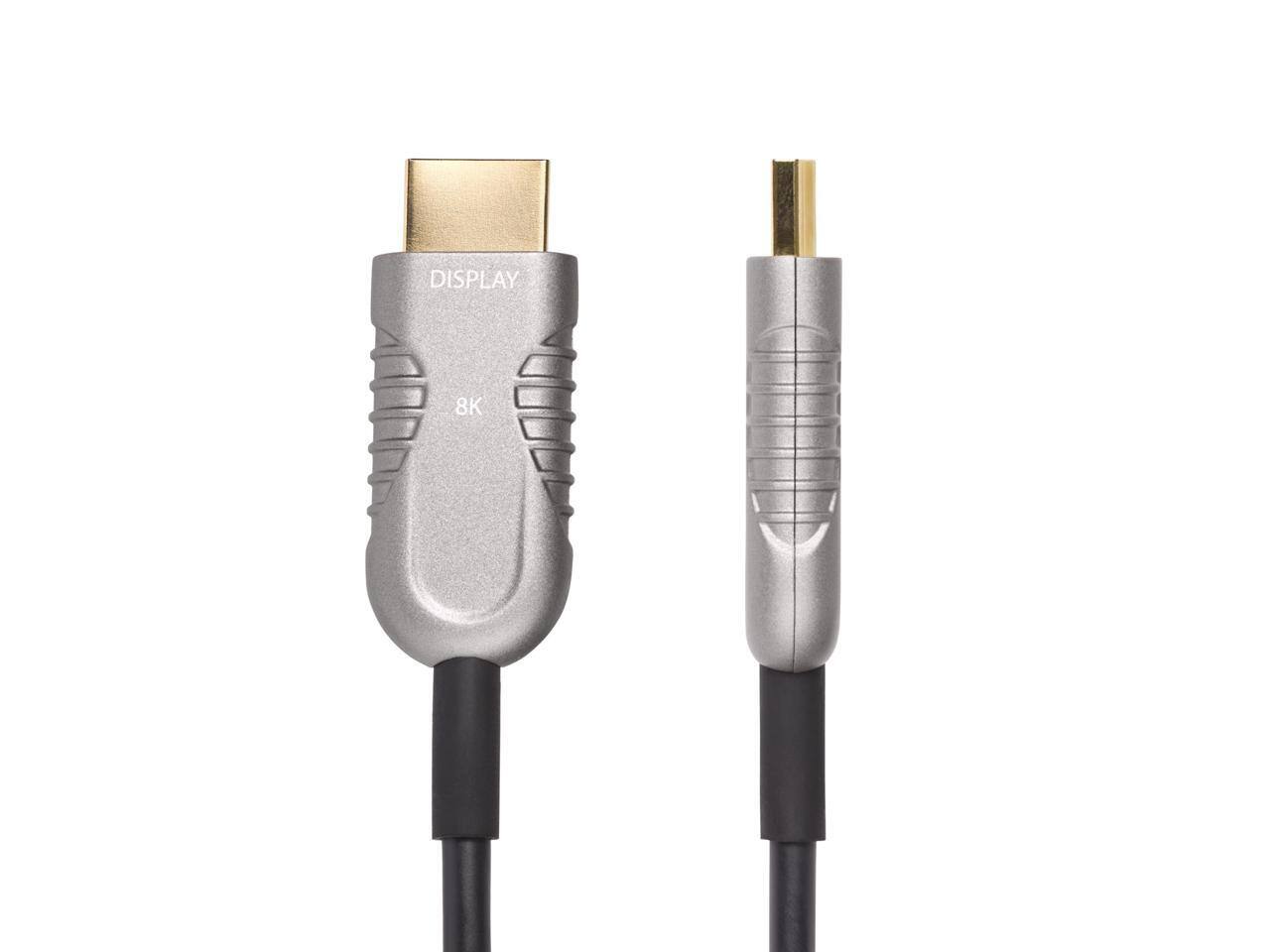 Alt View 1. StarTech.com - 50ft (15.2M) HDMI 2.1 Hybrid Active Optical Cable (Aoc), Cmp, Plenum Rated, 8K U.