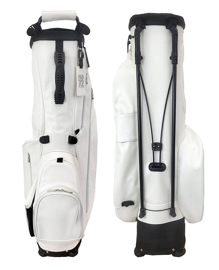 Back. Par 72 - PA5PNC18 Stand Bag - White.