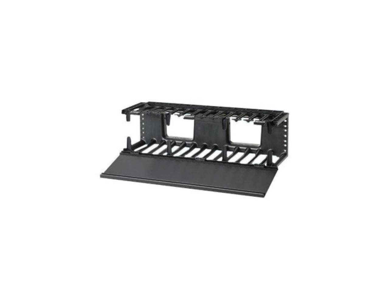 Alt View 5. Panduit - Panduit NMF2 NetManager HC 2RU Single-Sided Manager - Black - ABS/PVC.