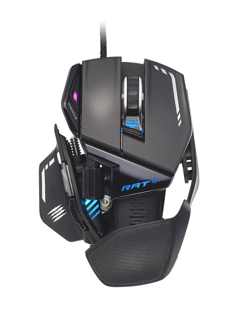 Mad Catz R.A.T. 8+ Fully Adjustable Gaming Mouse with Superior