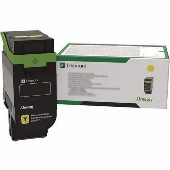 Lexmark - 75M10Y0 RETURN PROGRAM TONER CARTRIDGE - Yellow