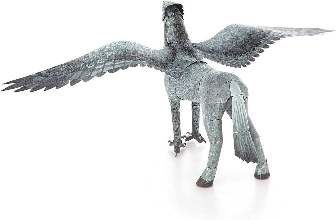 Alt View 2. Metal Earth - Metal Earth Fascinations Harry Potter Buckbeak 3D Metal Model Kit - Silver.
