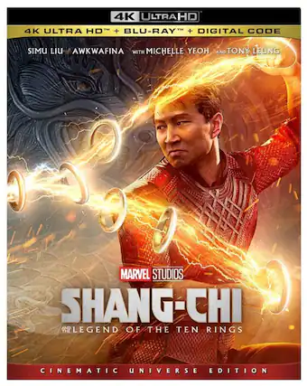 Front. Shang-Chi and the Legend of the Ten Rings - 4K Blu-Ray.