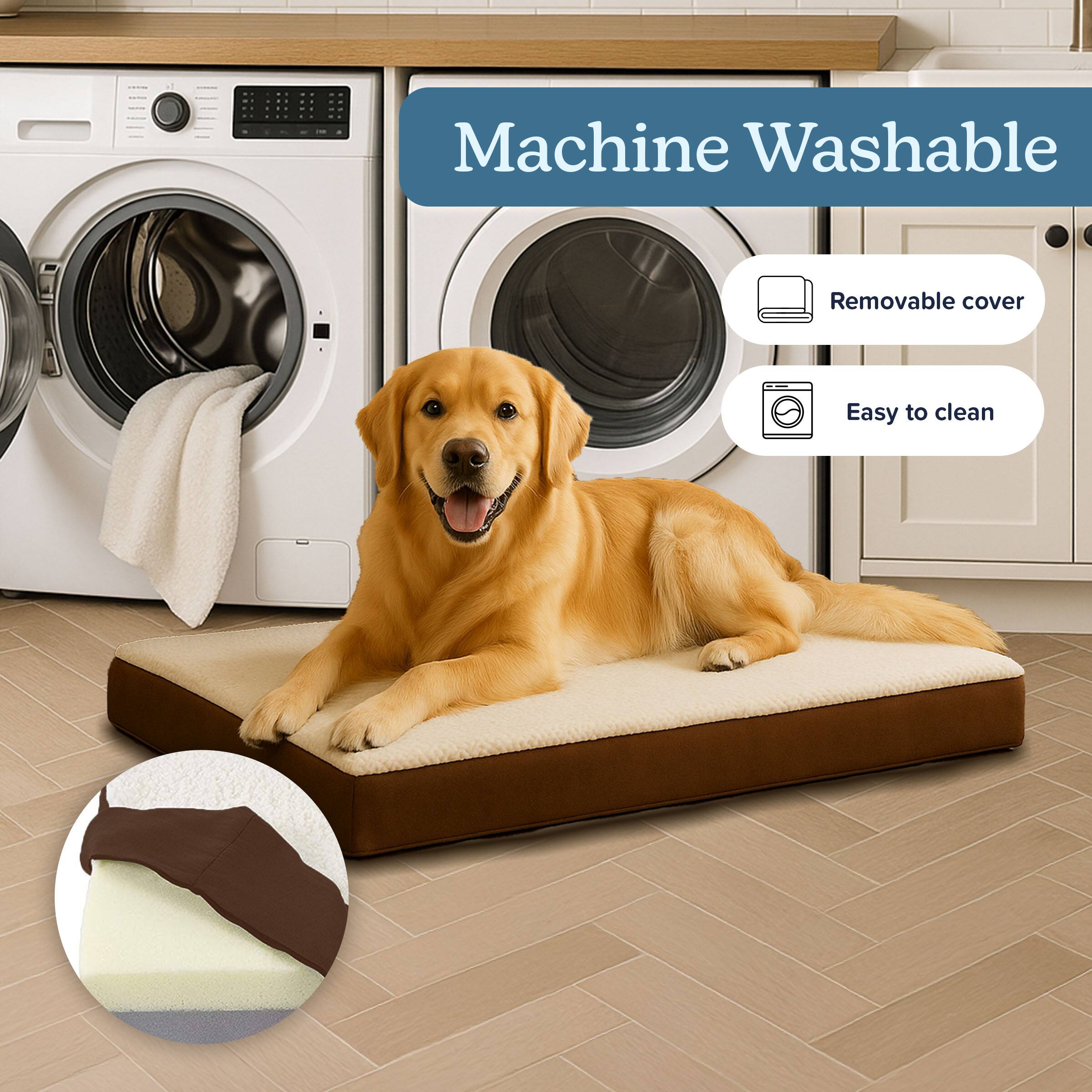 Machine Washable  
Removable cover  
Easy to clean