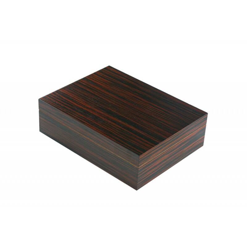 Left. Prestige - Vizcaya Ebony Humidor - Ebony Wood Finish.