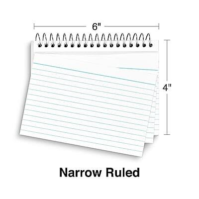 6" x 10" Narrow Ruled