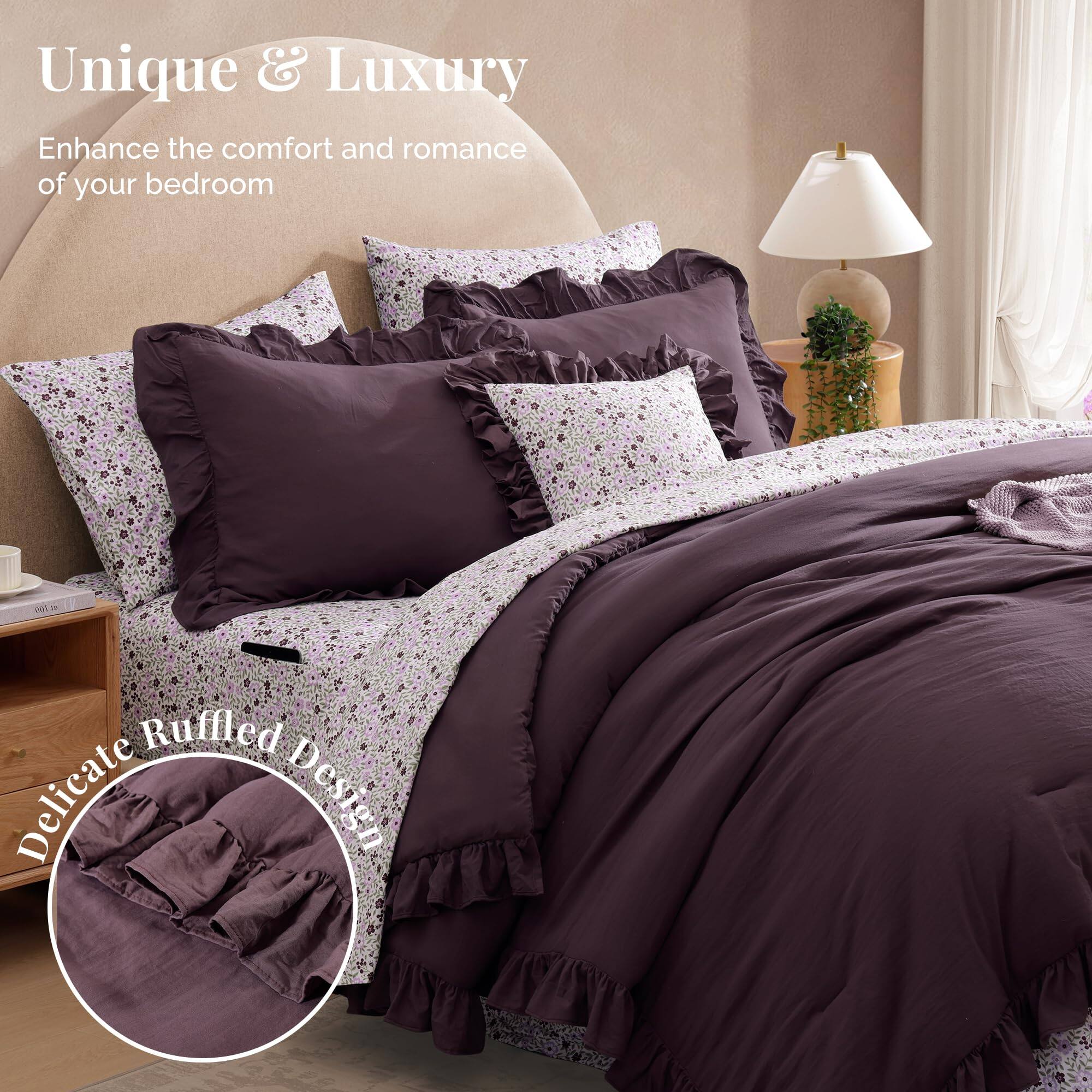 Unique & Luxury  
Enhance the comfort and romance of your bedroom  

Delicate Ruffled Design