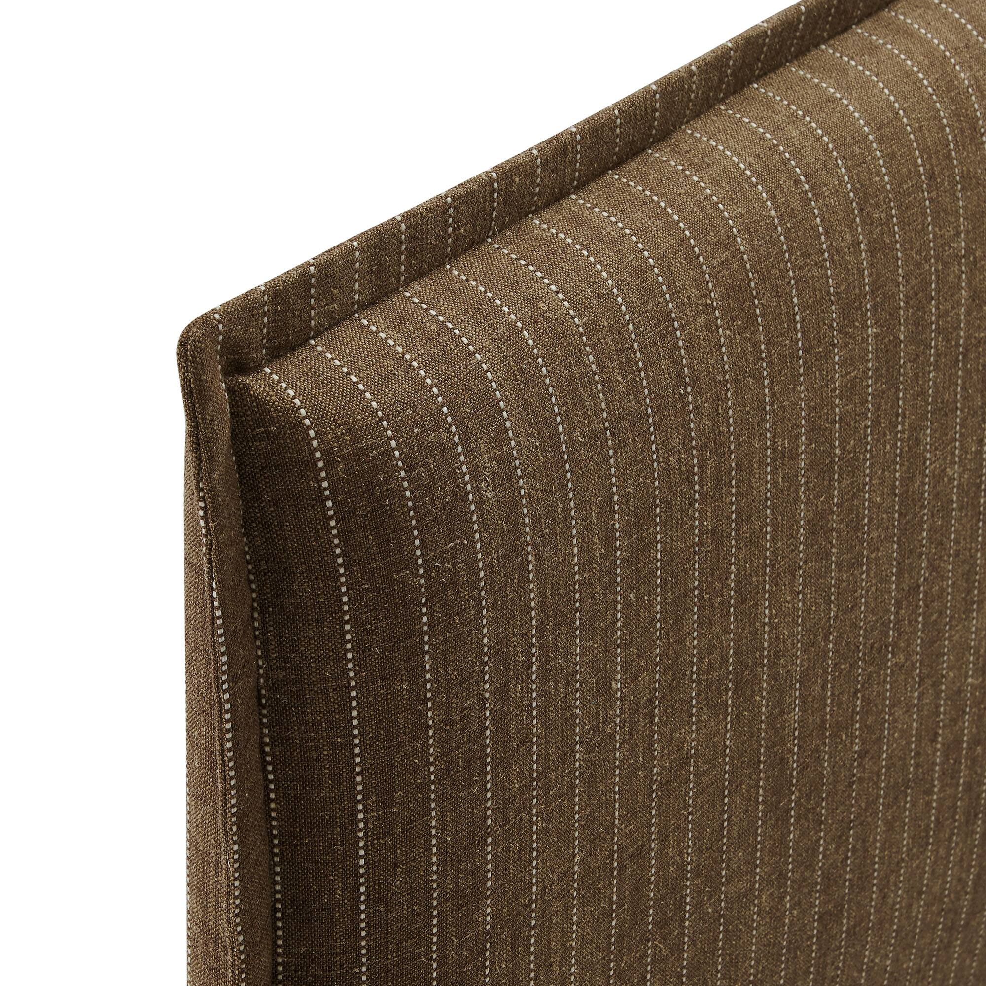 Alt View 4. Modway - Camille Striped Linen Blend Headboard by Modway - Earth Stripe.