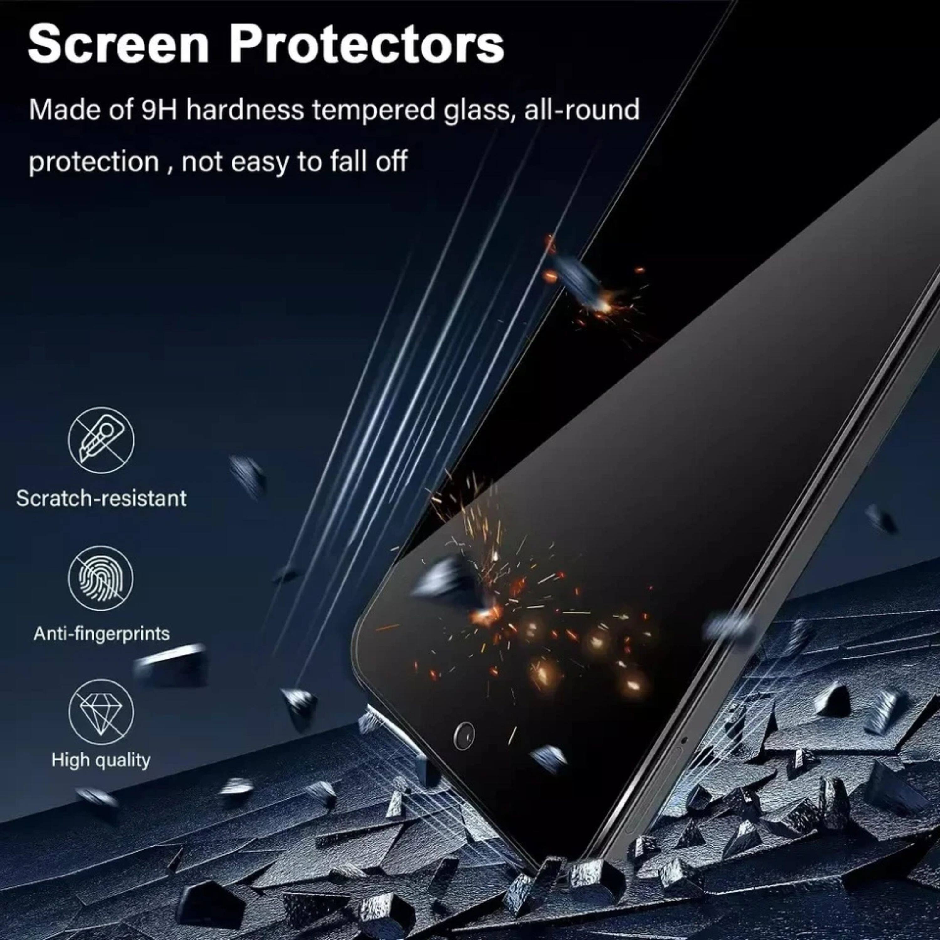 Screen Protectors

Made of 9H hardness tempered glass, all-round protection, not easy to fall off

- Scratch-resistant
- Anti-fingerprints
- High quality