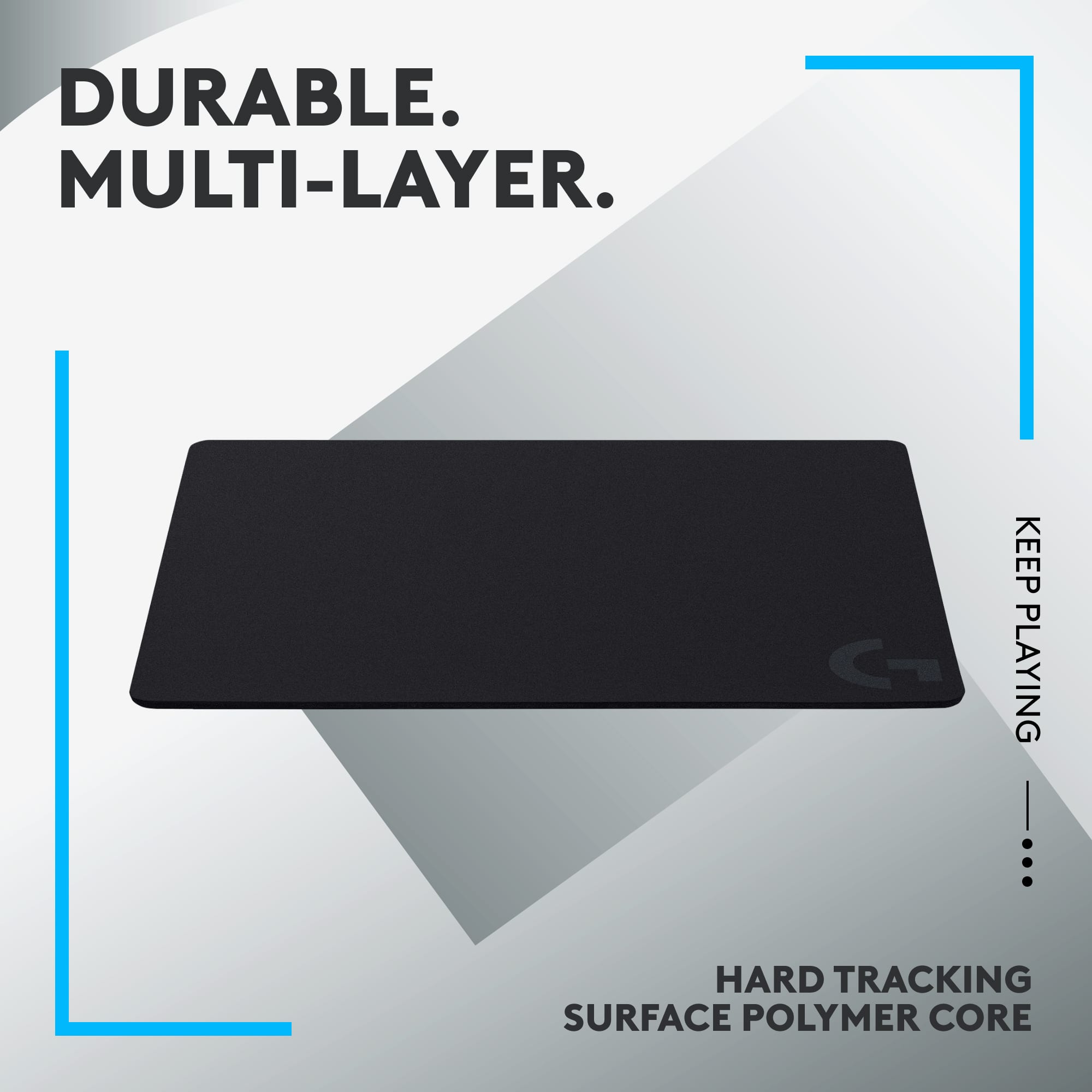 Durable. Multi-layer. Keep Playing. Hard Tracking Surface Polymer Core.