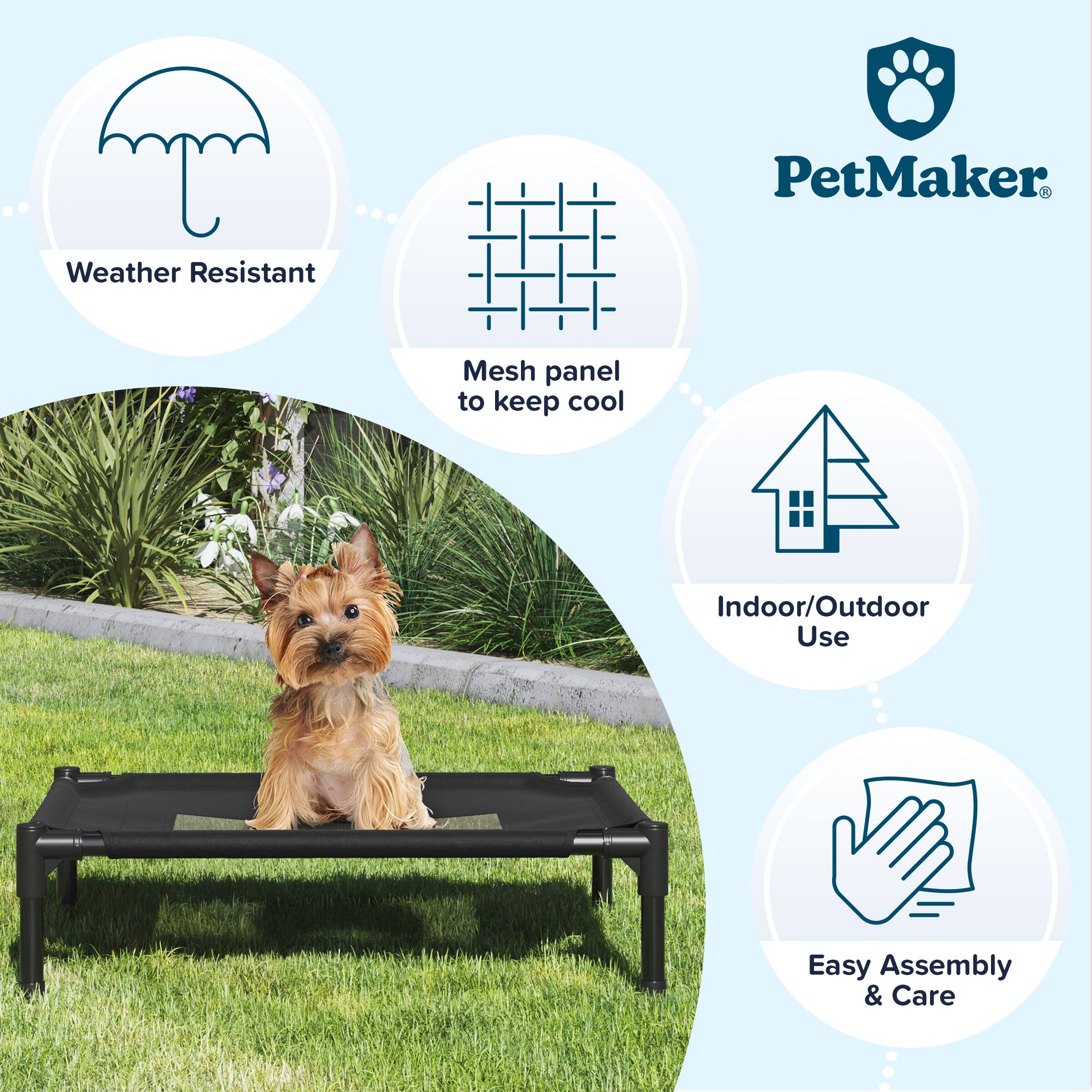 PetMaker Weather Resistant Mesh Panel to Keep Cool Indoor/Outdoor Use Easy Assembly & Care