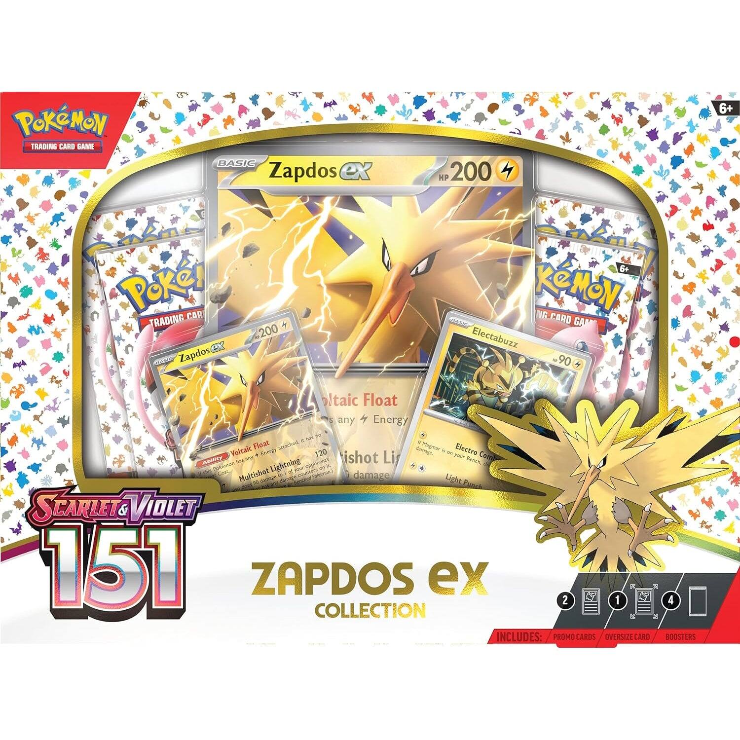 Pokémon Pokemon TCG: Scarlet & Violet 151 Collection Zapdos EX