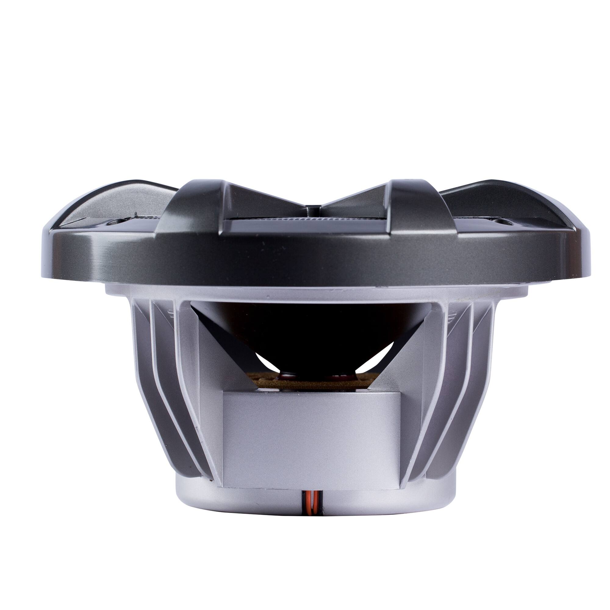 Alt View 3. Memphis Car Audio - Memphis Audio 6x9 LED Marine Coaxial Speakers - 1 Pair (2 Units) - OEM Upgrade Pack MXA69L With Metal Gray Grilles - Black/Gray.