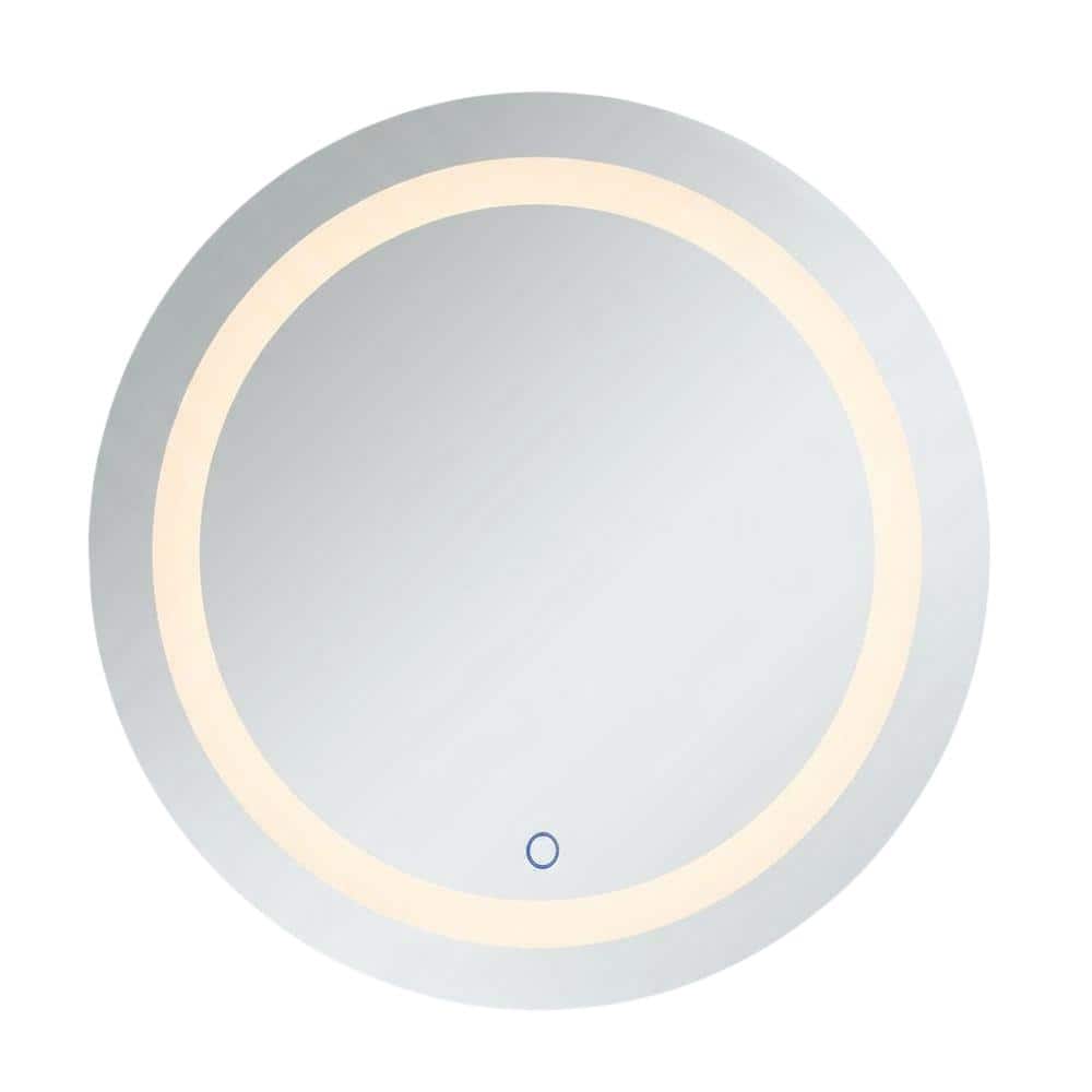 Elegant Decor - Helios 28 inch Hardwired LED mirror - Silver price history on PriceWatchPro