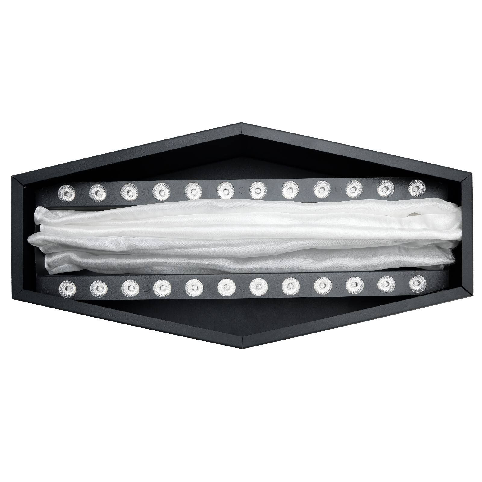 Angle. Topteng - 150W DMX RGB LED Fake Flame Light - 3D Stage Effect Lamp, 4ft Silk Fire, 7 Colors, for DJ Party Wedding Decoration.