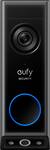 eufy - Smart Wi-Fi E340 2K Wired and Battery Operated Video Doorbell with Dual Cameras - Black