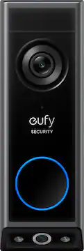 Smart Wi-Fi E340 2K Wired and Battery Operated Video Doorbell with Dual Cameras