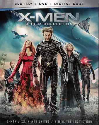 Front. X-Men: 3-Film Collection (Blu-ray + DVD + Digital).