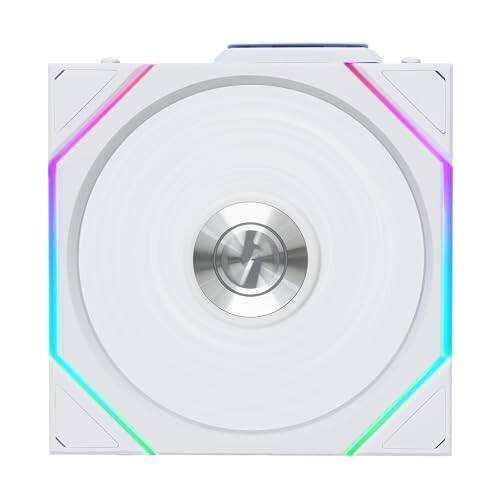 Angle. Lian Li - UNI FAN TL 120 Reverse Blade Wireless - White.