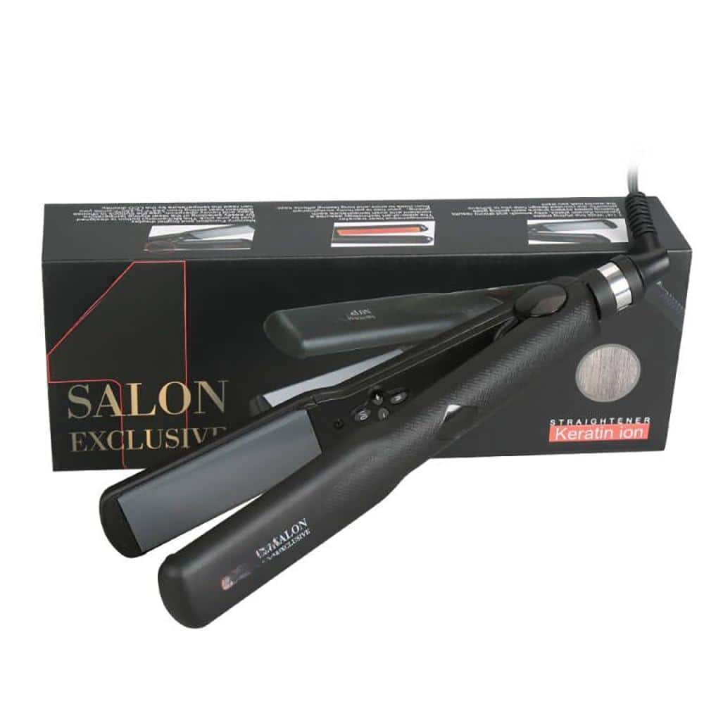 Reds Spade - Professional Hair Straightener Dual Curling Iron With Floating Plates Wide Ceramic Ionic Flat For - Default