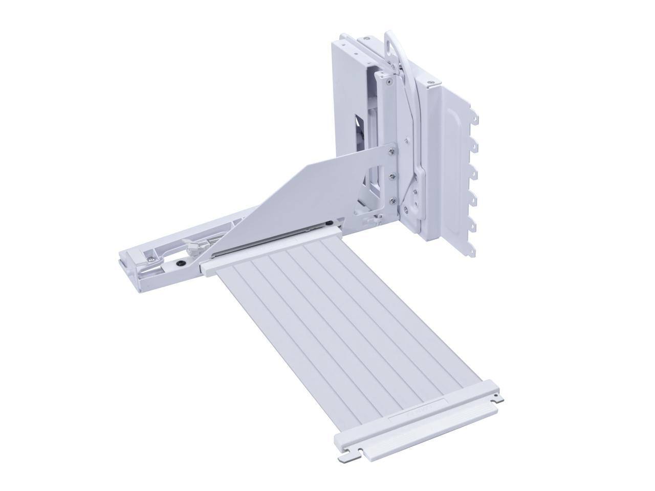 Alt View 2. Lian Li - Lian Li VG4v4 Vertical GPU Kit - Gen 5 Riser, PCIe 3.0/4.0, Adjustable (White) - White.