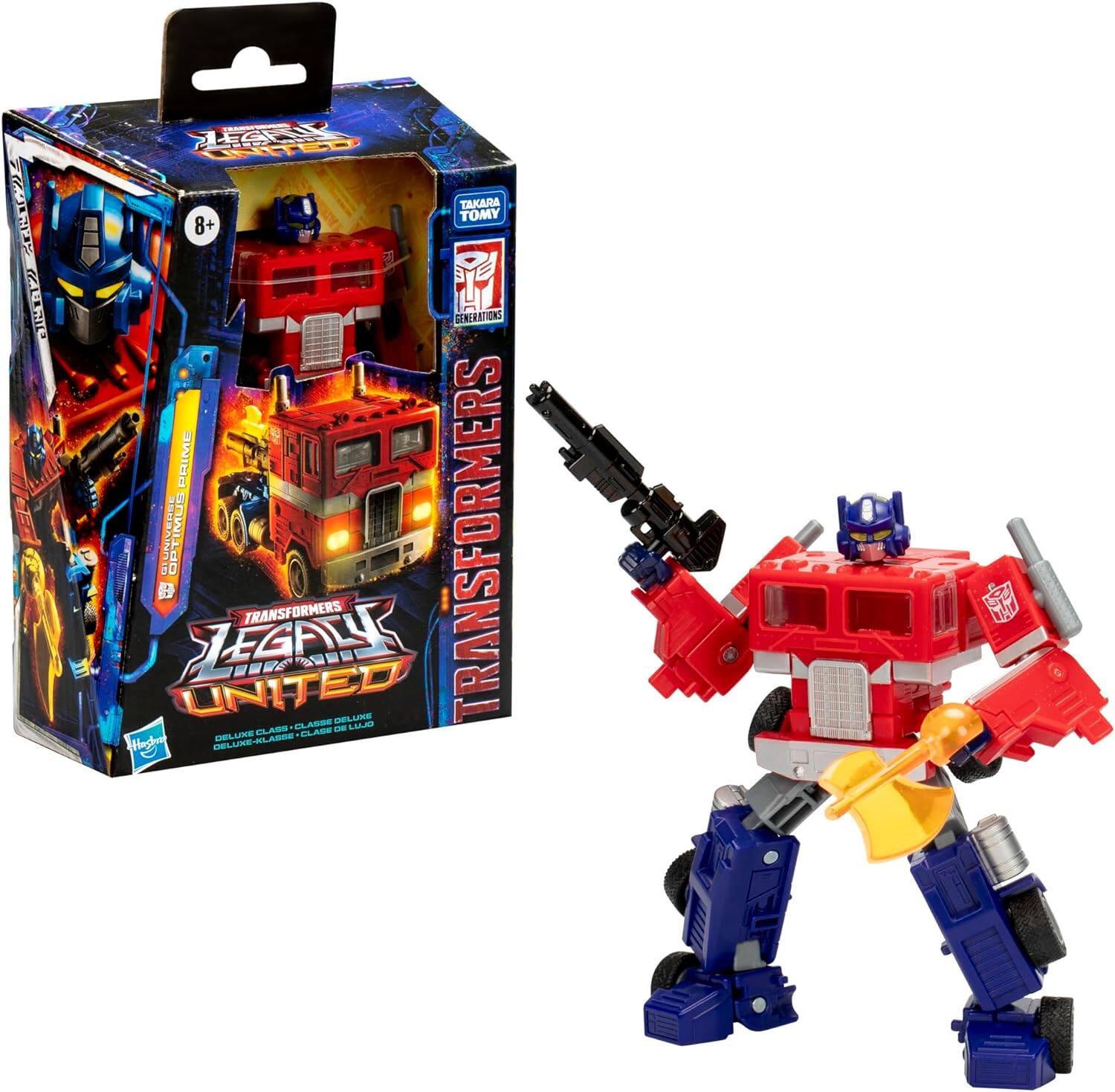 3 GAUWTE N Froini TAKARA TOMY 8+ P GENERATIONS PELENE LUNIVERSE OPTIMUS TRANSFORMERS B TRANSFORMERS LEGACY UNITED AA ALLS LALA ELARS T ALR - DELUKE-KLAMBE BELAE Hogh !