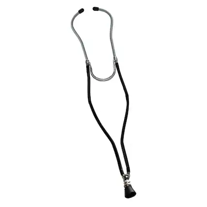 Front. Underwraps - Doctor Stethoscope Adult Costume Accessory - Black.