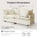 Product Dimensions
63.8" / 162cm
31.9" / 81cm
17.7" / 45cm
35.4" / 90cm
27.6" / 70.1cm
22.4" / 56.9cm
2" / 5.1cm
29.5" / 75cm
2.8" / 7.1cm
Weight Capacity
800 lbs
Package Includes:
You will receive 2 boxes!
The couches set ships in 2 boxes and may arrive separately.