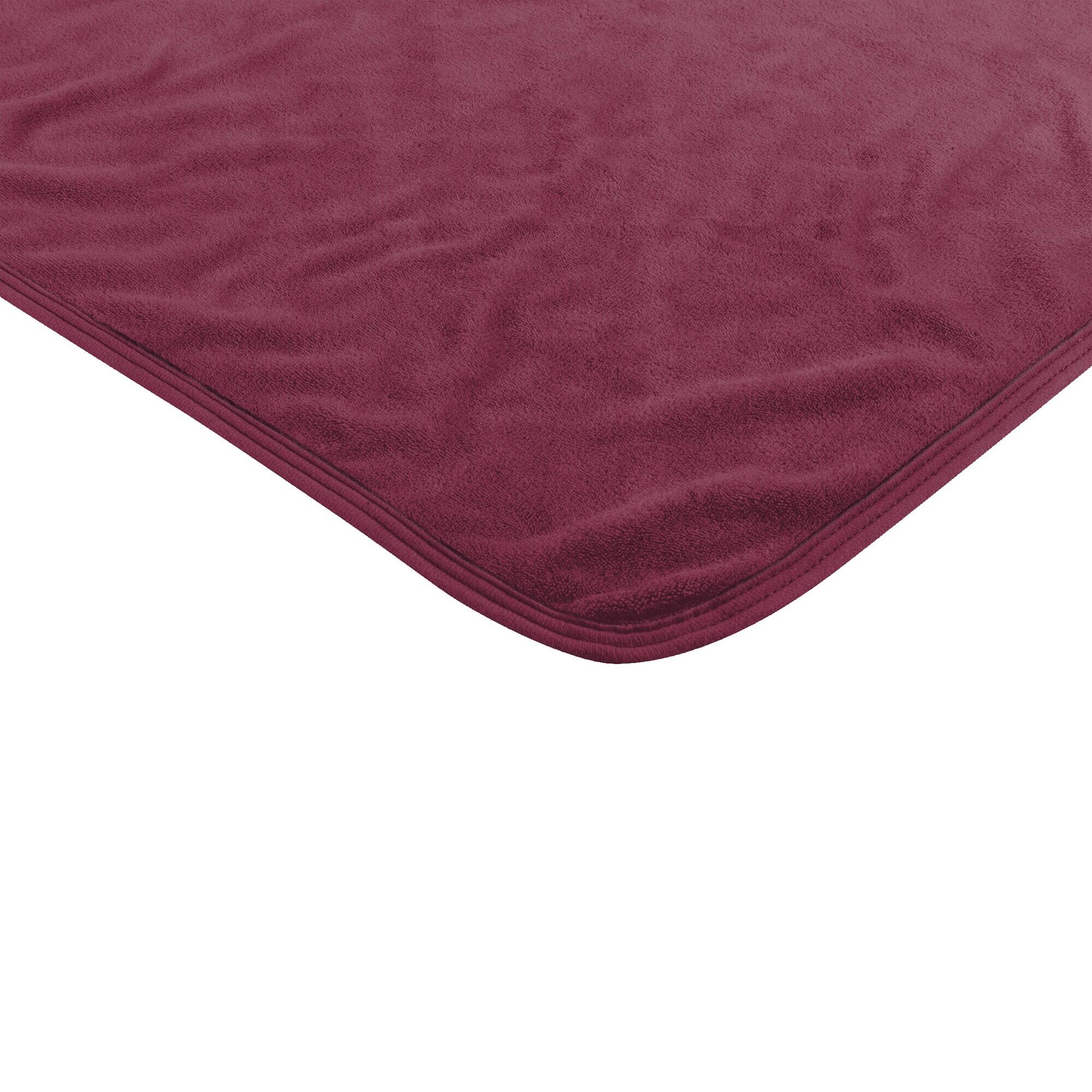 Alt View 1. Northwest - Colorado Avalanche 46" x 60" Dimensional Micro Raschel Plush Throw Blanket - Maroon.