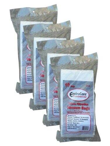 114 Spendu 8 10 EnviroCare Commercial Eero Filtration Vacuum Bags 101244